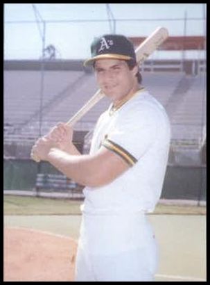 8 Jose Canseco Ready to swing, bat on shoulder